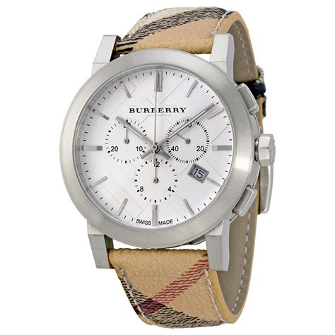 burberry the city silver watch|Burberry watch outlet.